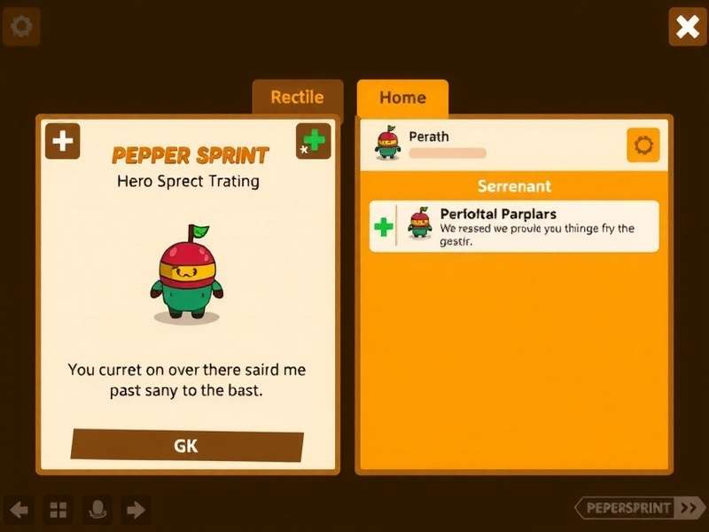 Pepper Sprint Hero Gameplay Mechanics